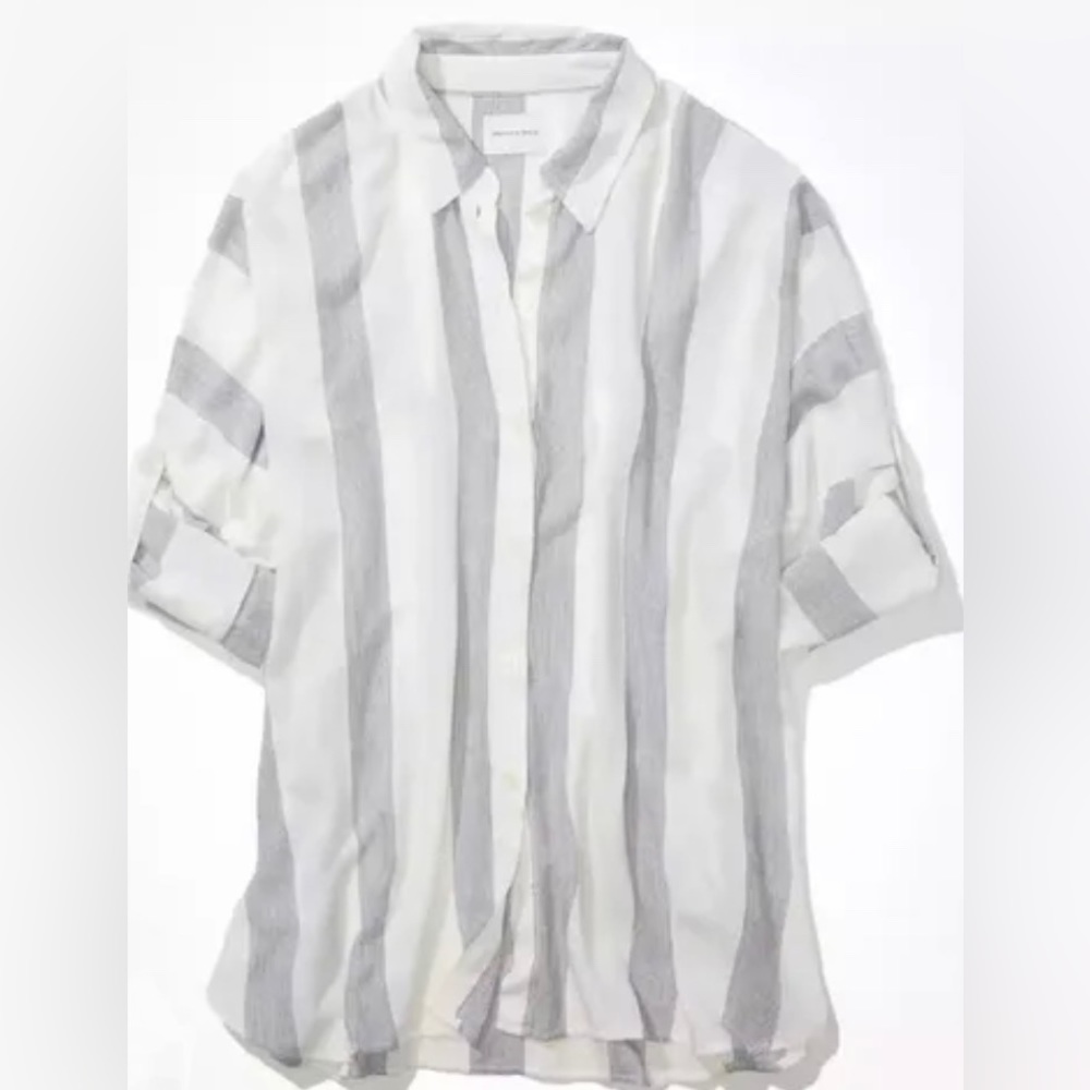 American Eagle - AE Oversized Beach Shirt